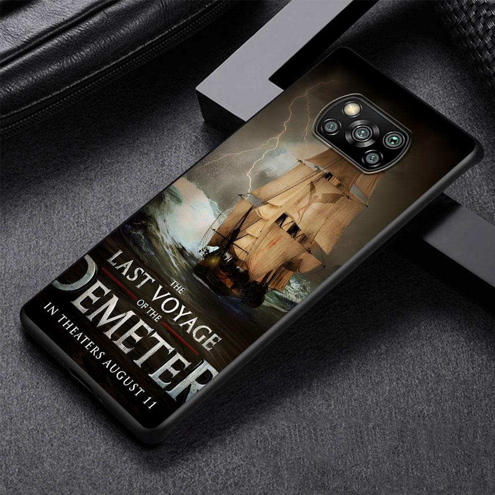 Poslední plavba Demeter Pouzdro pro Xiaomi Poco M5s X3 NFC X5 F3 M4 M3 Pro Černý silikonový měkký kryt na telefon Coque