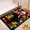 Handsome Jujutsu Kaisen Pattern Carpet - Slip-resistant Kitchen and Outdoor Carpet, Home and Bedroom Decoration, Birthday Gift