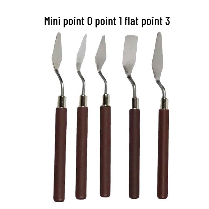 Stainless Steel Art Scraper Knife for Oil Painting and Gouache Pigment