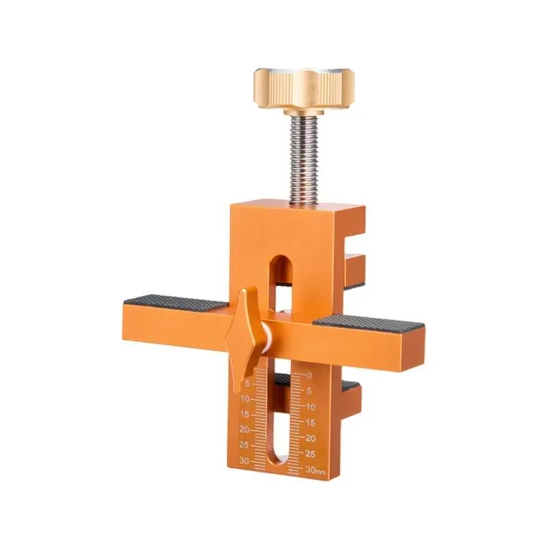 

2 In1 Woodworking Cabinet Door Installation Jig Quick Positioning Panel Installation Rebounding Device Drilling Woodworking Tool