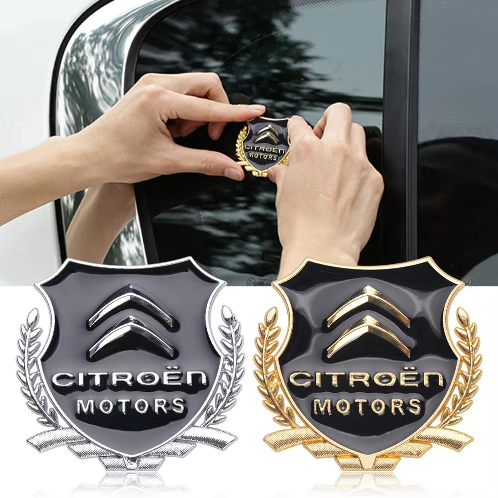 Kovová nálepka odznak Dekorace okna kufru auta pro Citroen C1 C2 C3 C4 C5 C-ELYSEE Aircross Picasso Sega Cactus Berlingo