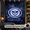 TapestryPortsmouth FC Custom Name Text Personalized Wall Hanging Tapestry Home Wall Decor
