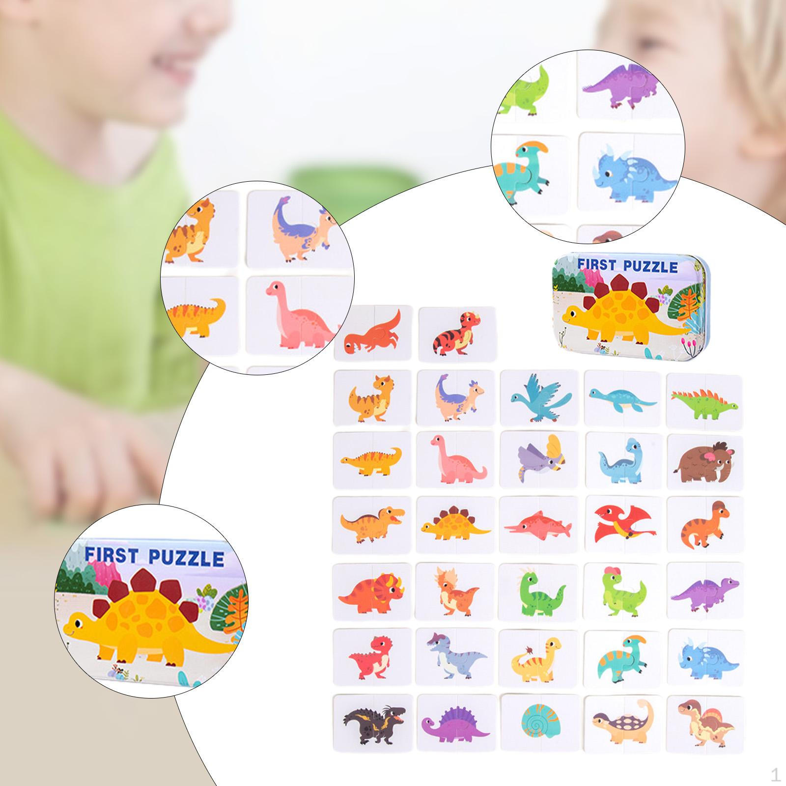 

Matching Puzzle Puzzles Children Boys Girls Toddlers Cognitive Development Portable Cards Transportation