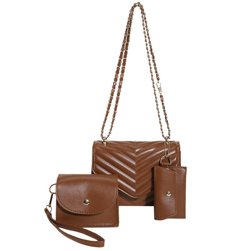 Small Pu Crossbody Bag With Stitching For Daily Street Style Women