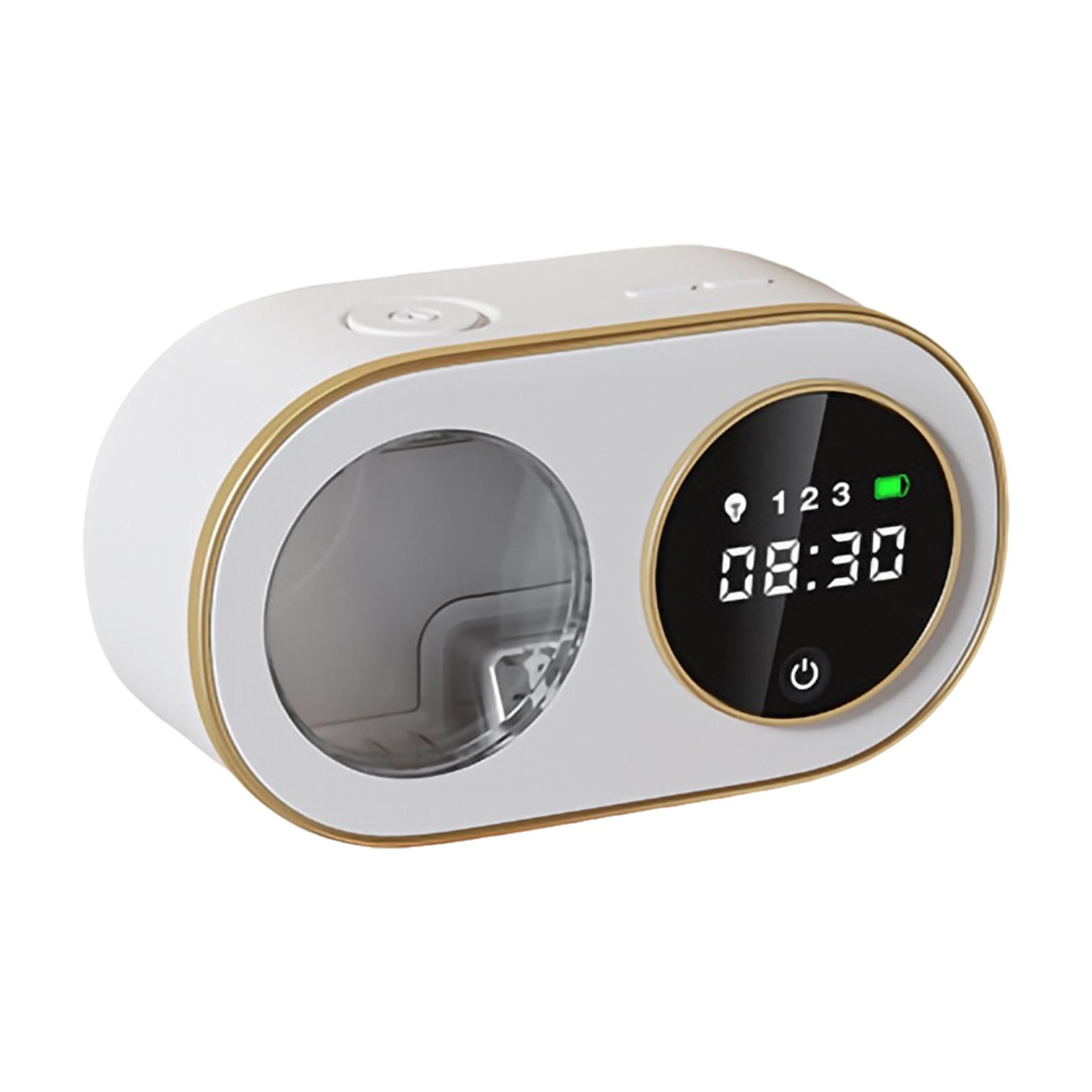 

350 мл Автоматический дозатор мыла с пеной, цифровые часы, настенный, USB-перезаряжаемый, диспенсер для жидкого мыла с HD LED-дисплеем для ванной комнаты белый