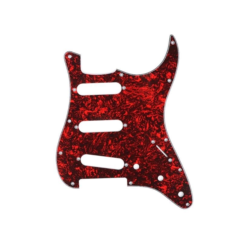 3-Ply 11Hole Electric Guitar Pickguard Anti-Scratch Pearl Plate Guard Cover for ST SQ Electric Guitar Accessories