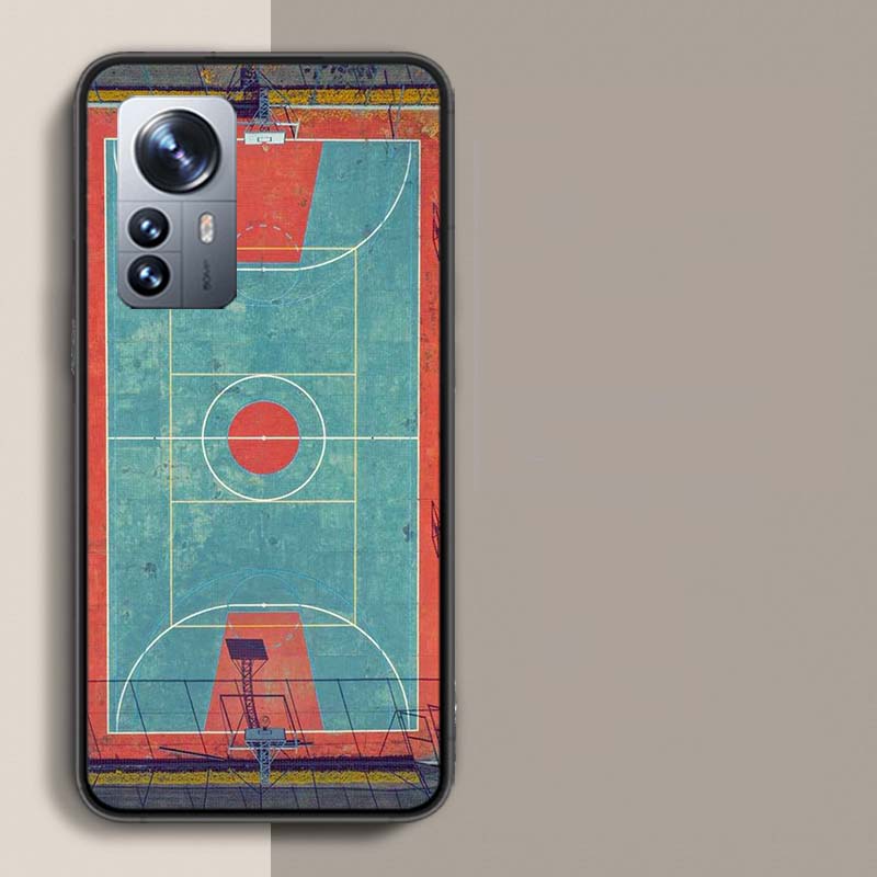 Basketball Court Basketball Phone Case For Xiaomi 15 Poco X7 X6 F7 14 Ultra Mi F6 F5 F4 F3 X5 X4 X3 M6 Pro M5 M5S M3 Capa Coque