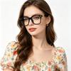Men Women Fashion New Retro Full Frame Optical Glasses Neutral Personalized Large Frame HD Anti-blue Light Optical Glasses