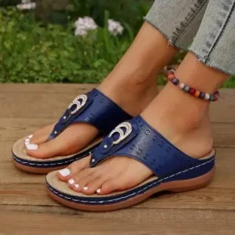 Women Sandals Orthopedic Wedge Heels Summer New Slippers Woman Heeled Sandals Beach Shoes Female Zapatos Mujer