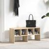 VidaXL Étagère à chaussures empilable chêne sonoma 89,5x30x40 cm, étagère à chaussures de rangement, rangement de chaussures 858843