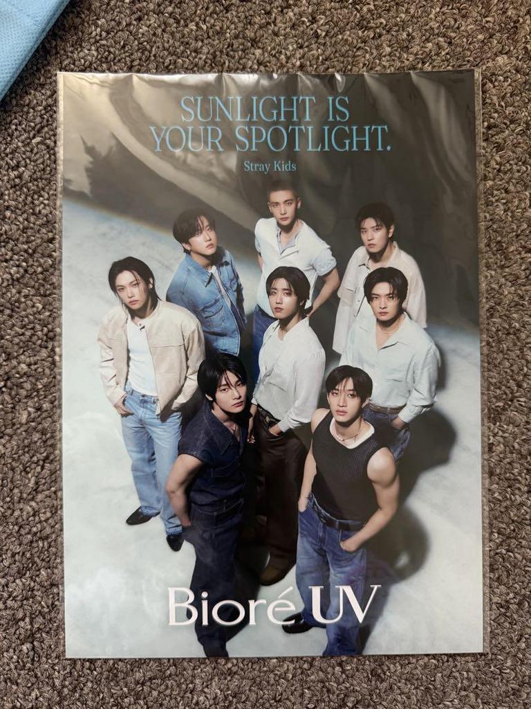 [USED] Stray Kids Biore UV Poster A4