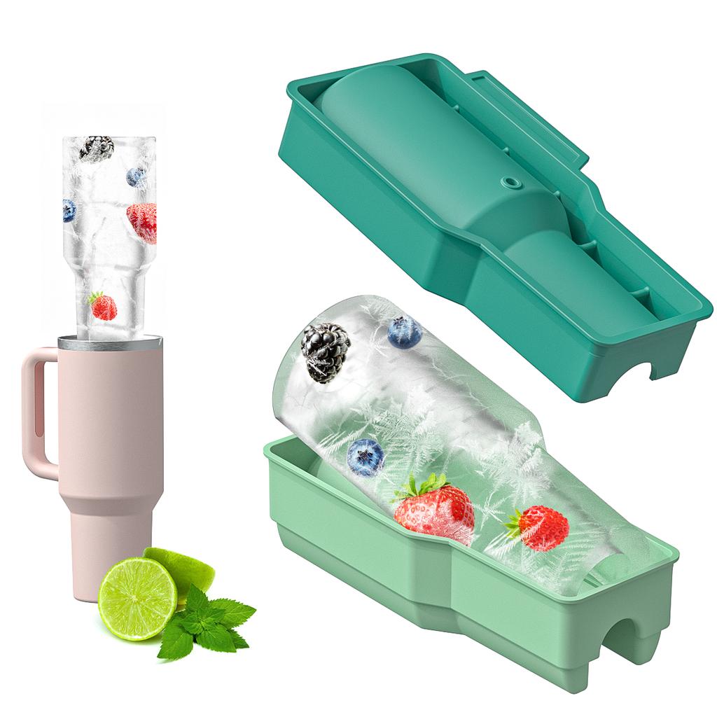 Silikonformar för isbitar För 20 30 40oz För Stanley Sommarisform Kubform Isbricka Isdryckskopp Tillverkare Rund Is Silikonform