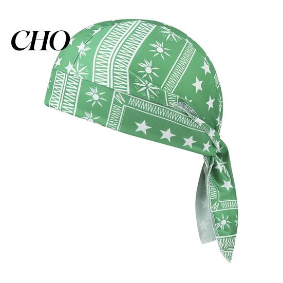 Hiking Headband Paisley Cooling Headscarf Cap Set, Sweat Wicking Adjustable Elastic Strap Bandana Straps Fit Breathable Hand Washable Headwrap Hat