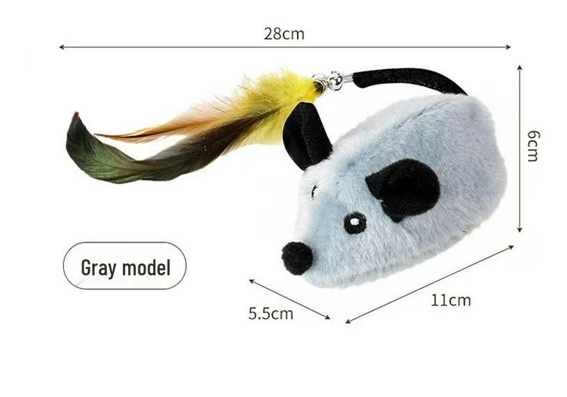 Remote Control Tail-Wagging Electric Pet Toy: Self-Entertainment Decompression Gadget for Cats and Dogs.