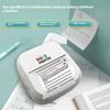 High Definition Portable Label Printer For Students Homework Sticker With OCR Wireless Scanner Rechargeable Battery
