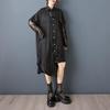 Long Sleeve Black Vintage Stripe New In Dresses for Women Casual Loose Summer Shirt Dress