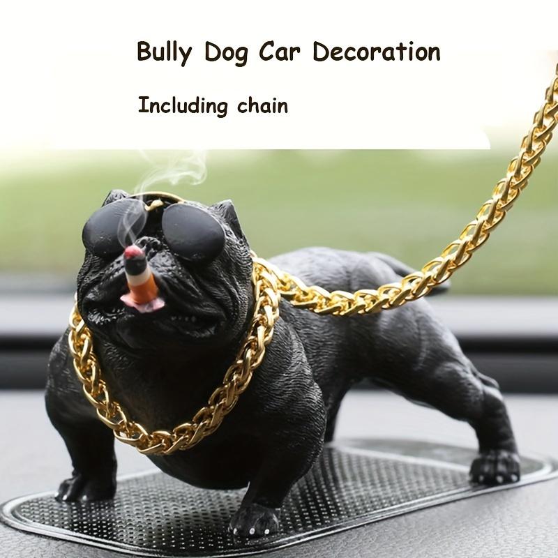European and American Trend Car Dashboard Decoration Resin Bulldog Ornaments Party Gifts Car Decoration High-end Accessories