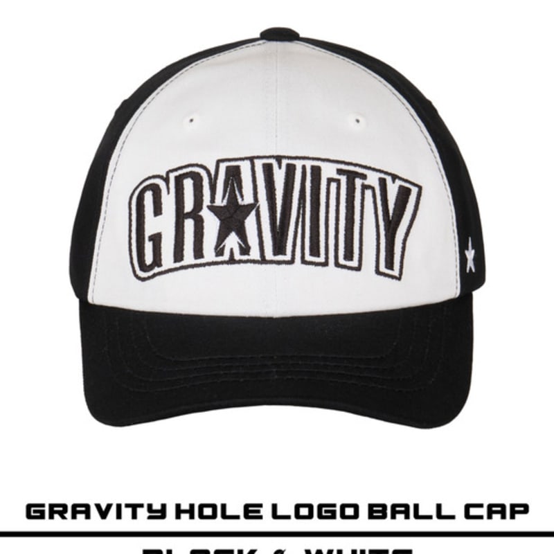

YOURGRAVITY Star Gravity Logo Ball Cap - [Black & White] Black & White