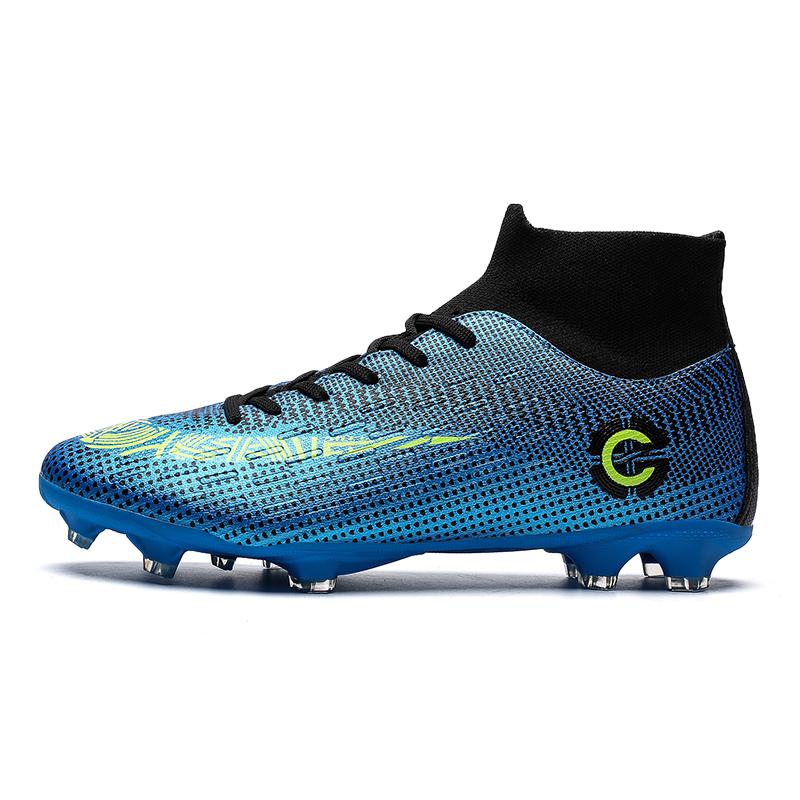 Men Football Boots Cleats Professional Kids TF/FG Indoor Society Ultralight Sneaker Soccer Shoes Resistant Casual Football Shoes