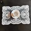 European Rectangular Embroidered Placemat Table Cushion Desk Notebook Wall Cabinet Cover Banquet Party Home Use Decoration Accessories