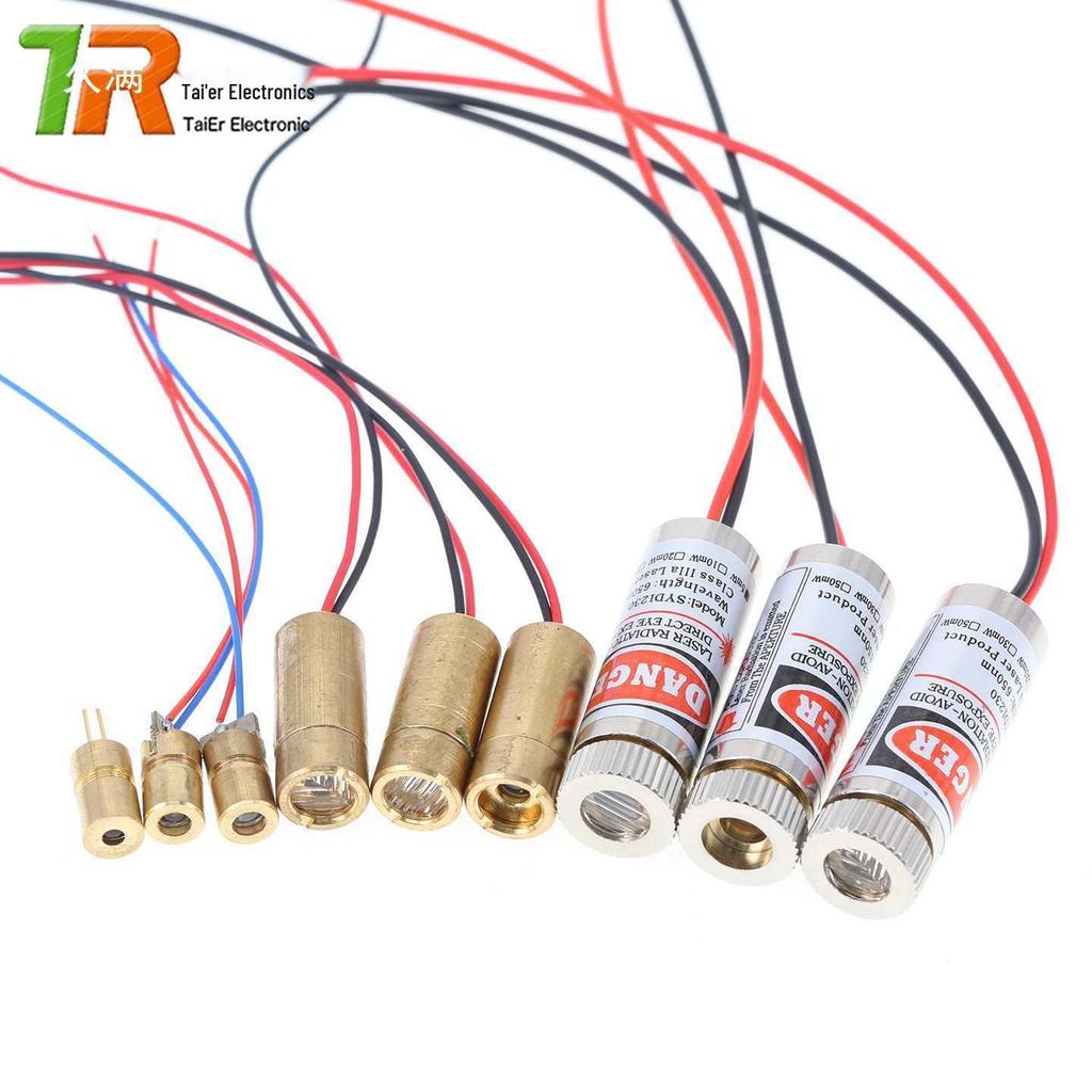 3V-5V 5mW Red Dot & Line Laser Diode, Copper Semiconductor, 6-12MM Diameter