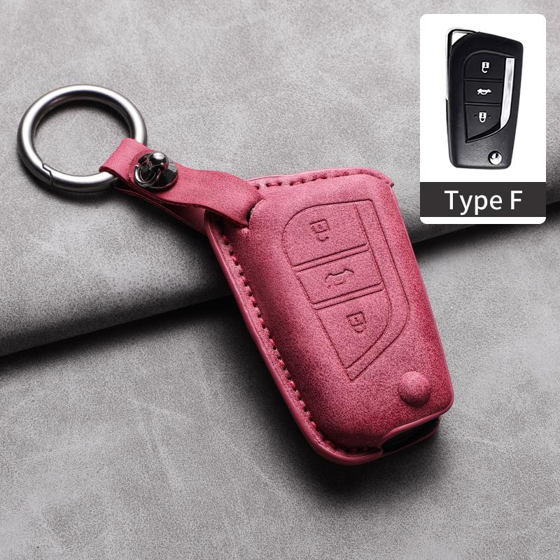 

Car Key Case Cover For Toyota Aygo Yaris Highlander Corolla Camry Rav4 Levin Reiz Hilux Car Keychain Protector Shell Accessories