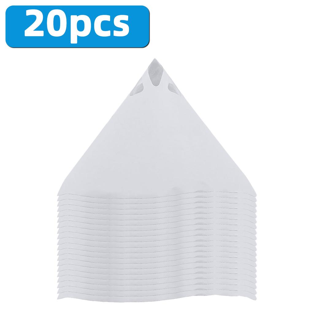 10/100PCS Disposable Paper Funnel Filters Paint Strainer Cone With Fine Mesh Oil Resin Varnish Filter For Automotive Spray Paint Mass Air Flow 3