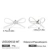 Stainless Steel Geometric Drop Earrings Fashion Bow Earrings Fashion Gold Plating Earrings  Ears