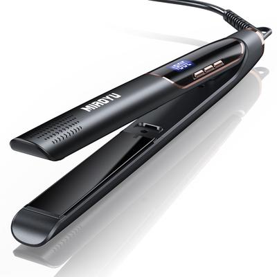 Miaoyu Hair Curl 10 Million Negative Professional International Black Iron, Straightener, 24mm, 2-Way & Straightener, Ions, 100-230°C, Grade, Display,