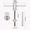 High Strengths Bike Bearing Press Tool With Corrosions Resistant 304 Stainless Steel and Light weight Aluminum