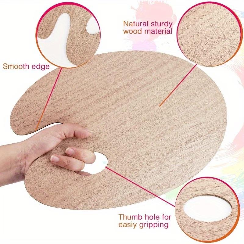 1 Pcs wood Watercolor Palette Paint Tray Plastic for DIY Craft Professional Art Painting