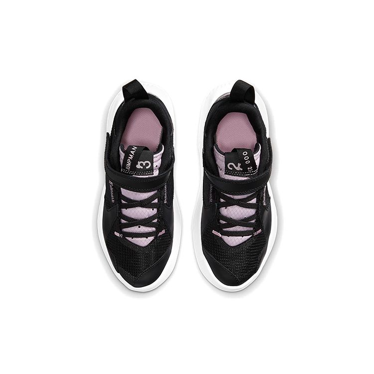 Jordan 1 Mid Little Kids Black White DB6198-016