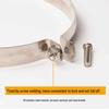 Stainless Steel Pipe Clamps 75mm (20-Pack)
