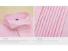Swallowtail White Men's Stand Collar Long Sleeve Performance Dress Shirt