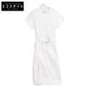 S202-97498MS Docking Dress, Short Sleeves Dress 0 whiteUsed