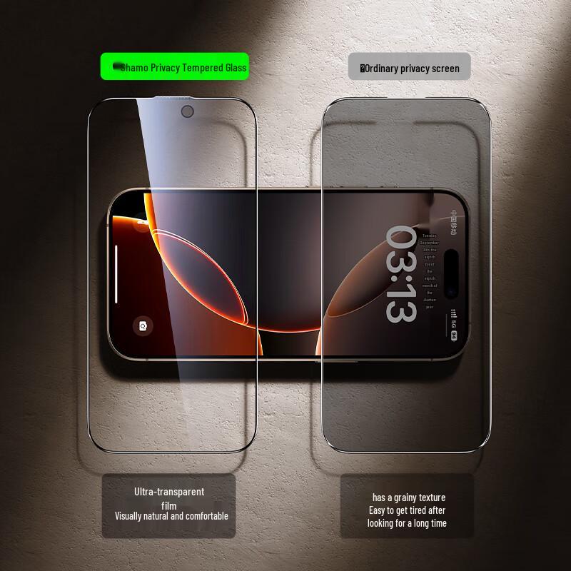 Shamo iPhone Blickschutzfolie