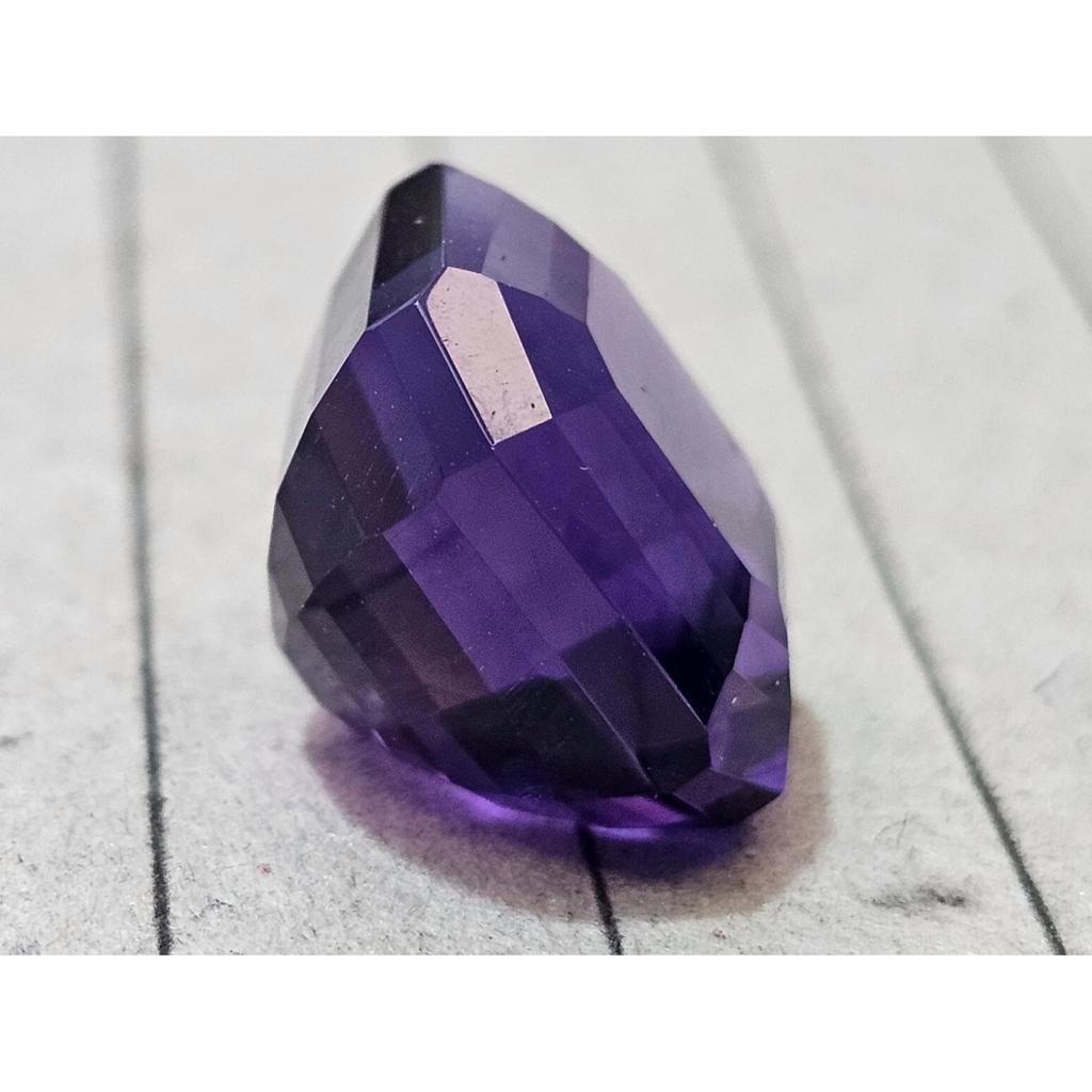 Asscher Cut Natural Purple Amethyst 12+ Ct Beautiful Certified Loose Gemstone
