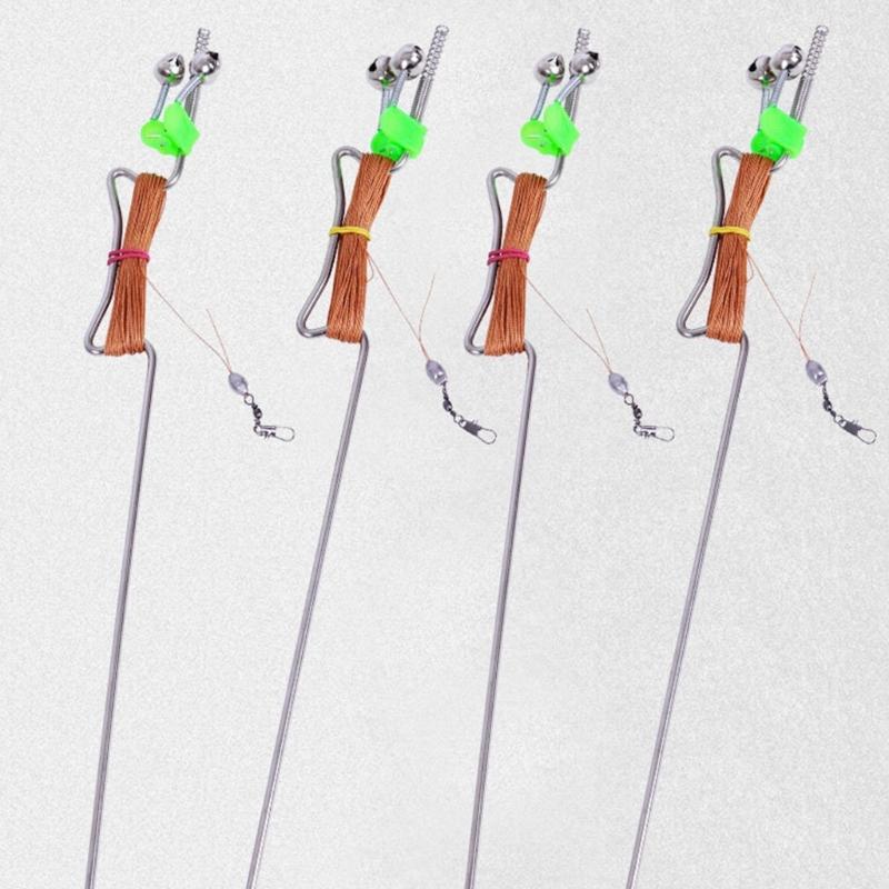 Spring Inserted Fishing Rod Integrated Stainless Steel Unhooks With 20M Hand Line Automatic Fishing Line Tool Enduring