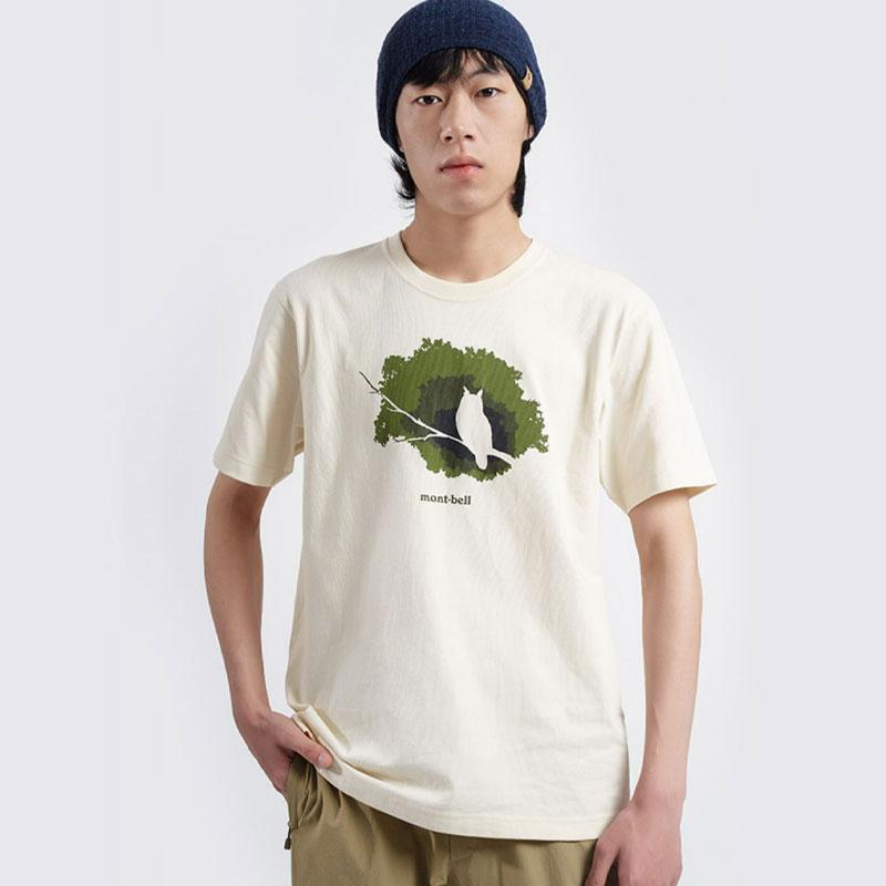 MONTBELL monogram print crewneck short-sleeved T-shirt Unisex