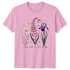 Live Life In Full Bloom Unisexs TShirt Vintage Flowers Floral Birthday Gift
