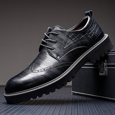 Spring Autumn Men's Formal Business Leather Shoes 2024 New Mens Soft Sole and Soft Face Trend Office Commuter Wedding Shoes Male