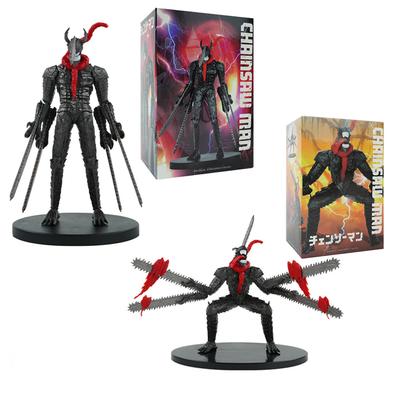Figura de Anime Chainsaw Man Espada de Samurai PVC 4 Cuchillos Lucha en Cuclillas Acción Colección de Escritorio Adornos Modelo Juguete Regalo 15CM