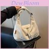 Stylish Large Capacity Tote Bag For Women With Soft Corduroy Fabric For Fall And Winter