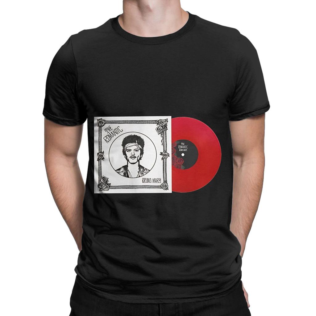 The Romantic Album of Bruno Mars Novelty 100% Cotton T-Shirt Bruno Mars Tees Tops For Men