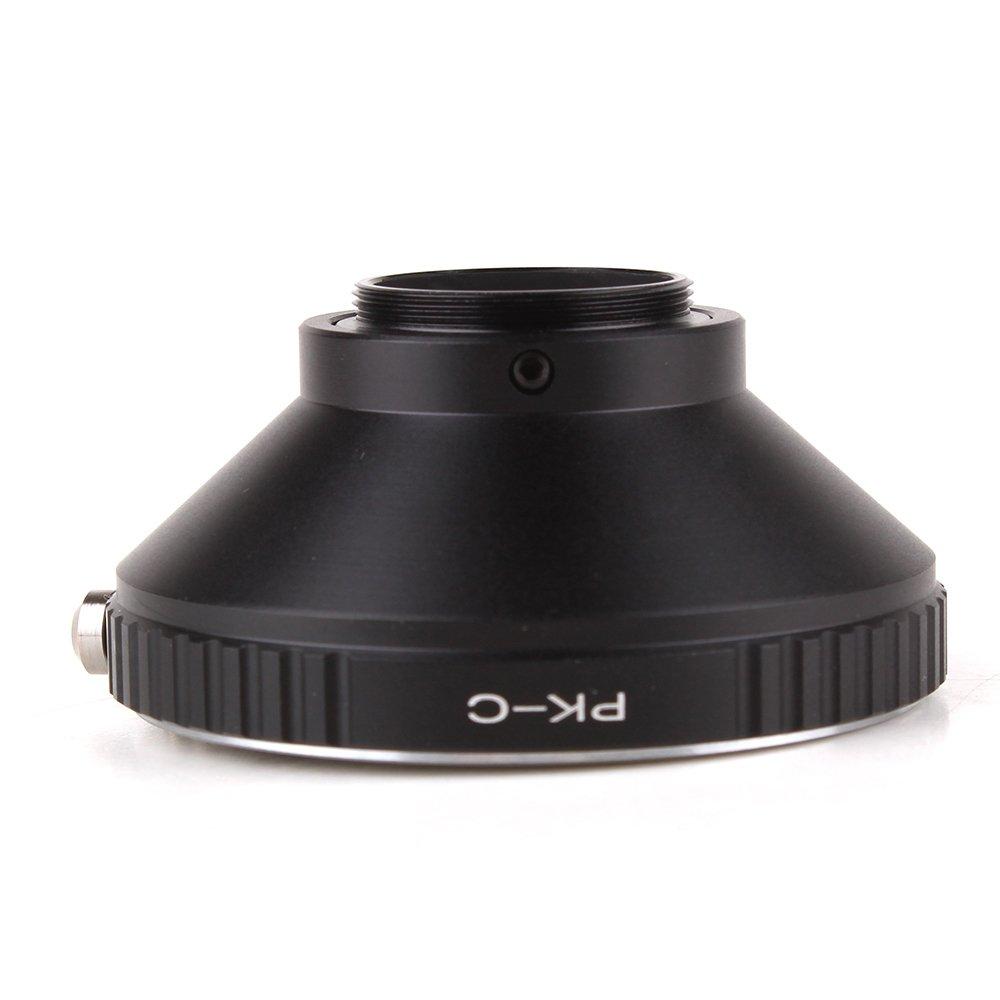 Pixco Lens Adapter for Pentax K Mount Lenses to 16mm C Film Mount Cameras Film Mount (Pentax-C Camera)