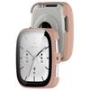 Smartwatch Cover Shell Case with Tempered Glass Film for Active 2 Square Screen Protector Film Cover Scratchproof Case