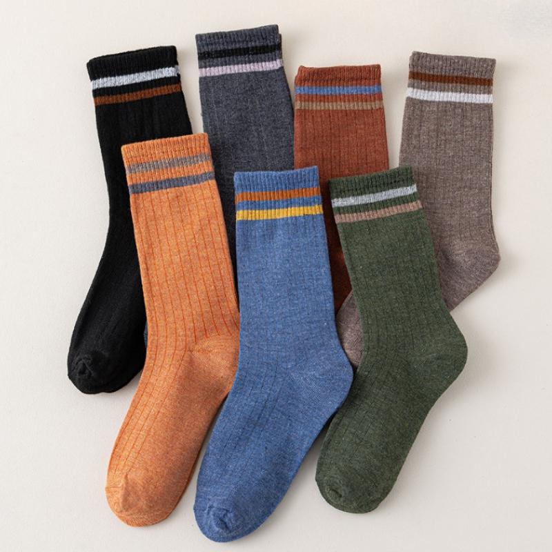 5 Pairs of Autumn and Winter  Sports Socks Casual and Comfortable Socks