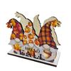 Towel Holder with 2D Wooden Turkey Shape for Kitchen Countertop, Cute Flat