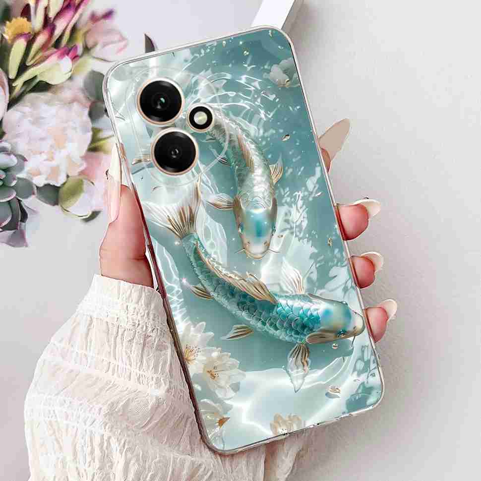 For Honor 400 5G 6.55" Case DNY-NX9 Cartoon Cat Girl Love Soft Silicone TPU Cover For Huawei Honor 400 Global Phone Cases Bumper
