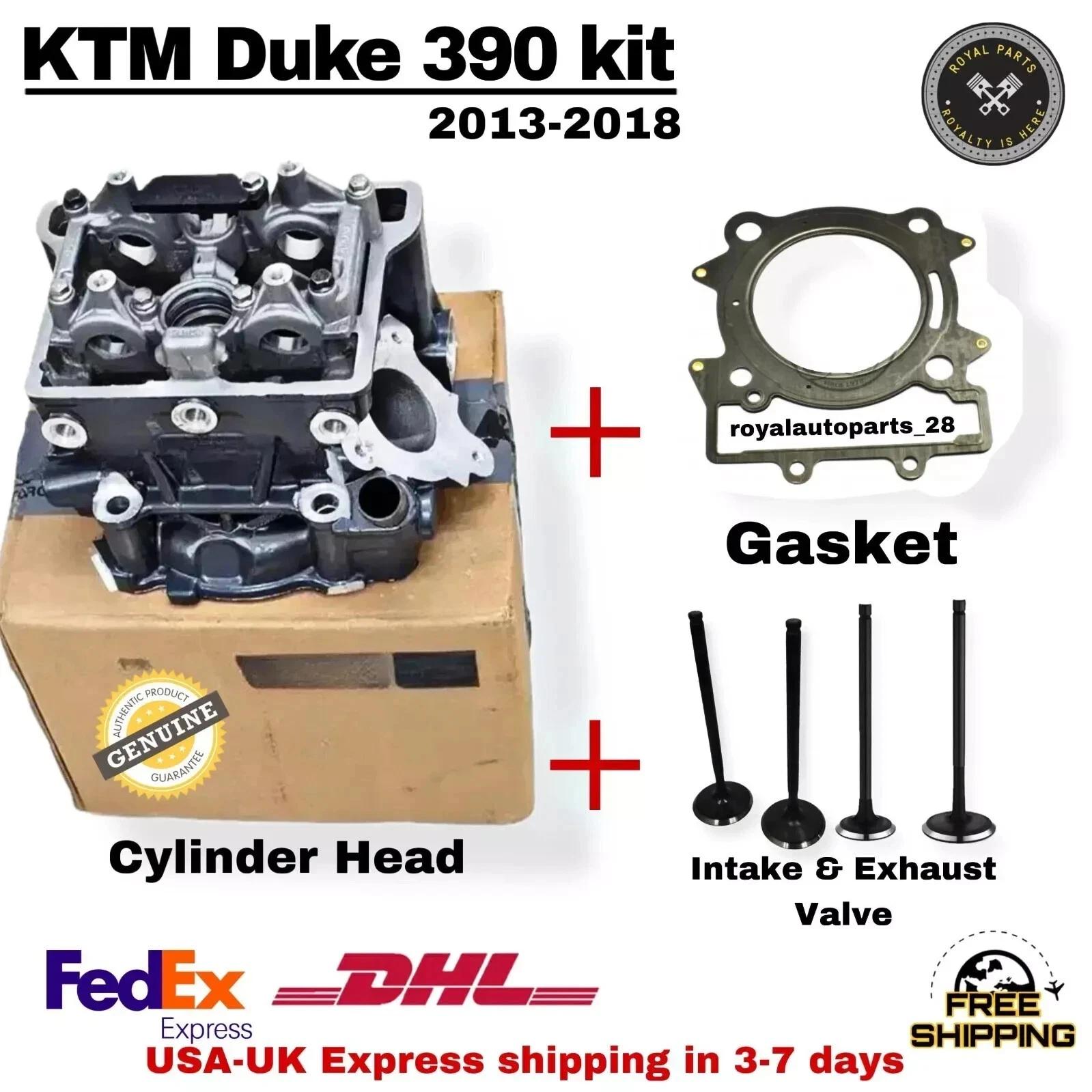 

Fit For KTM Duke 390 Cylinder Head With Intake, Exhaust Valve & Gasket Kit